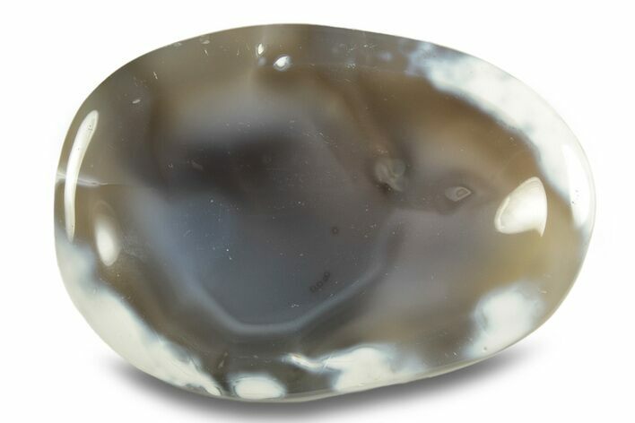 Polished Banded Agate Bowl - Madagascar #247356